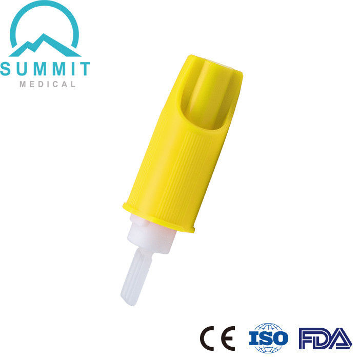 La prensa activó amarillo estéril disponible de las lancetas 26G de 1.8M M