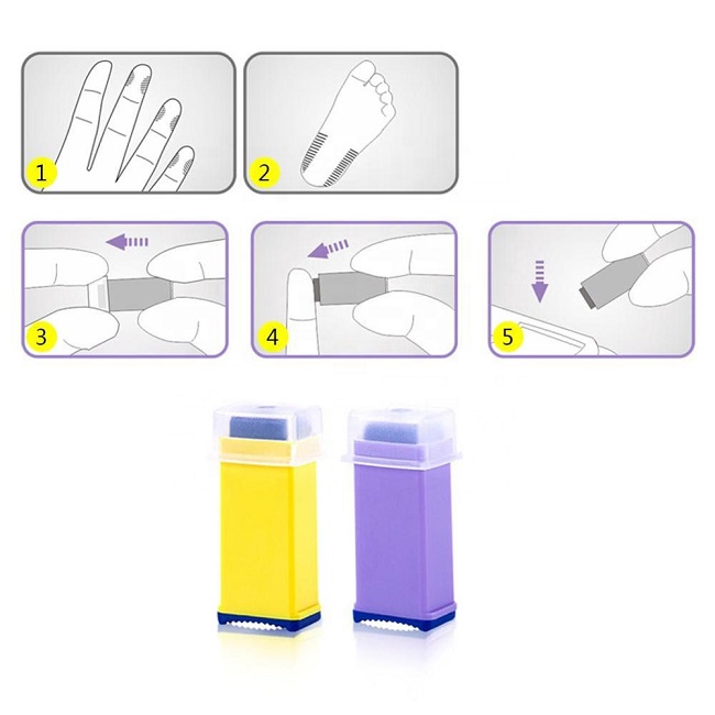 Lanceta del palillo del talón con la cuchilla quirúrgica para la prueba