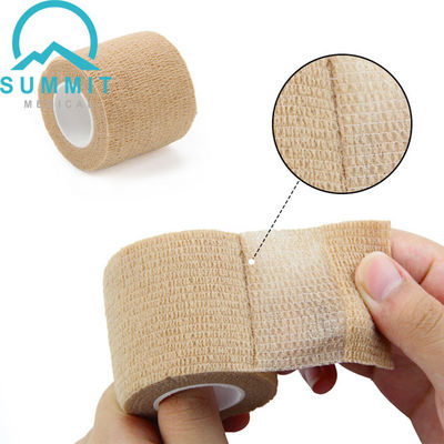 El abrigo 2 del vendaje de Tan Color Nonwoven Self Adherent avanza lentamente X 5 yardas