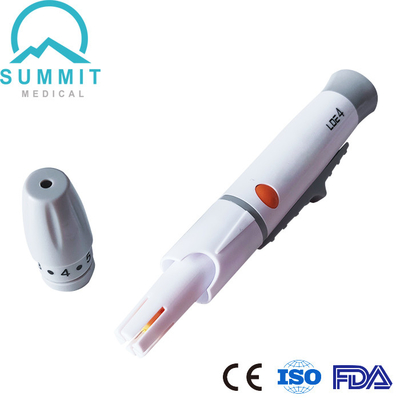 Lanceta de sangre ajustable Pen For Painless Checking 102m m