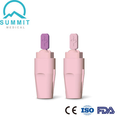 Lanza de sangre de seguridad clínica con aguja retráctil automática 28G/ 1.8mm 30G/ 1.5mm