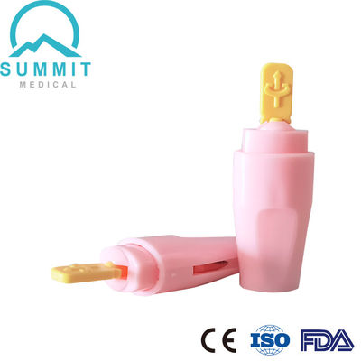 Lanceta automática estéril con aguja retráctil totalmente oculta, 21G 2.2mm