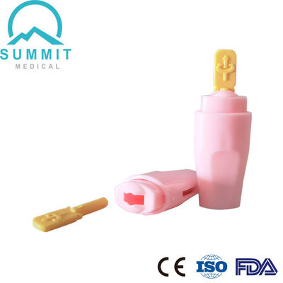 Lanceta automática estéril con aguja retráctil totalmente oculta, 21G 2.2mm