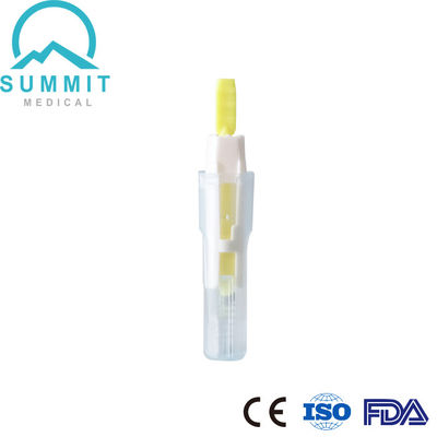 26G Lanceta de seguridad desechable de 1,8 mm para recolección de sangre capilar