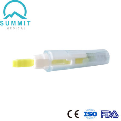 26G Lanceta de seguridad desechable de 1,8 mm para recolección de sangre capilar