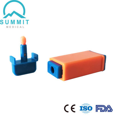 21G 2.2mm Lanza de sangre de seguridad activada por contacto con diseño de autodestrucción