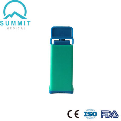 Presione 2 Cuchilla de lanzeta de seguridad 17G Profundidad 2.0mm para pinchar el talón del bebé