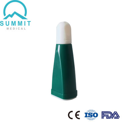 Dispositivo de lanzeta automática 21G Aguja 2.2mm Profundidad Color verde para pruebas rápidas