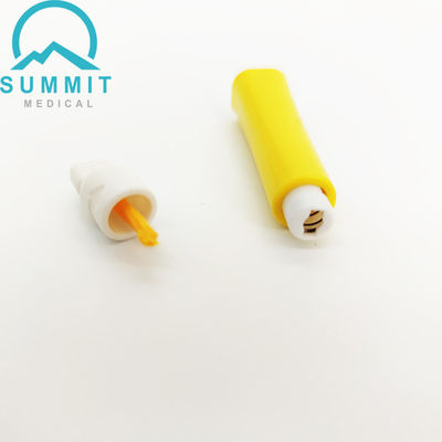 Lanceta de seguridad de un solo uso 21G 2.2mm para pruebas rápidas amarillo 100 por caja