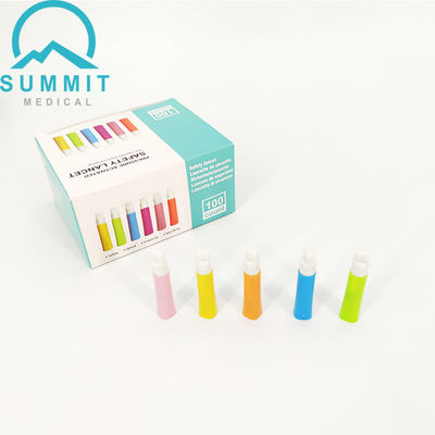 Dispositivo de lanzamiento de punta de talón para recién nacidos, profundidad de 1,8 mm.