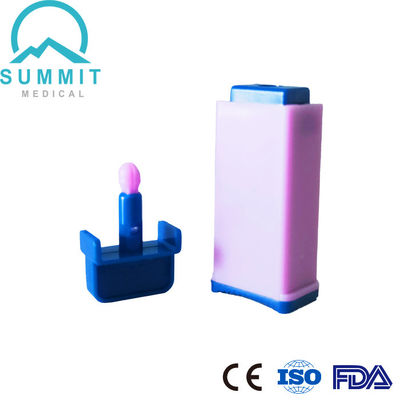 Lancet de seguridad de sangre 28G x 1.8mm con activación de presión ideal para análisis de sangre