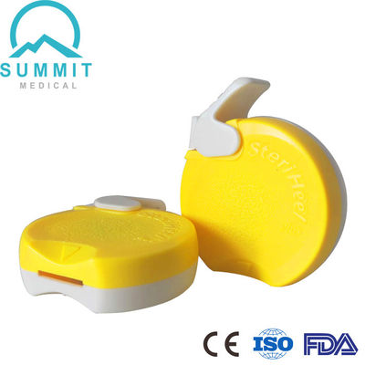 SteriHeel Plus Heel Lancet para recién nacidos 1.0mm*2.5mm, amarillo, 50 piezas por caja