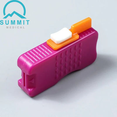 Cuchilla de barrido de micro talón de seguridad lanza 0.85mm * 1.75mm, púrpura