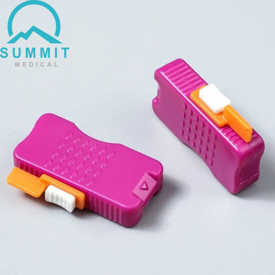 Cuchilla de barrido de micro talón de seguridad lanza 0.85mm * 1.75mm, púrpura