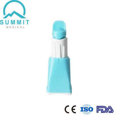 Lancetas de sangre de seguridad automática 23G con 3 profundidades 1,3 mm, 1,8 mm, 2,3 mm