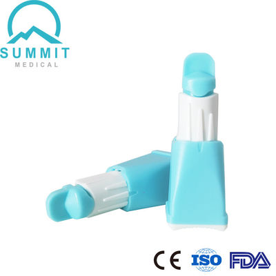 Lancetas de sangre de seguridad automática 23G con 3 profundidades 1,3 mm, 1,8 mm, 2,3 mm