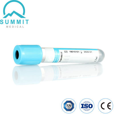 2.7 ml tubo de citrato de sodio, de color azul claro, con aditivo de citrato de sodio al 3,2%