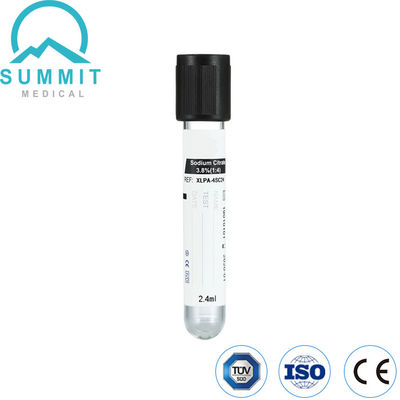 Tubo ESR de punta negra con aditivo de 3,8% de cirtrato de sodio (0,129 mol/L)