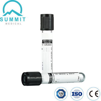 Tubo ESR de punta negra con aditivo de 3,8% de cirtrato de sodio (0,129 mol/L)
