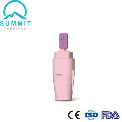 Lanza de sangre de seguridad clínica con aguja retráctil automática 28G/ 1.8mm 30G/ 1.5mm