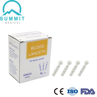 Lanceta de sangre Lancing de la torsión del dispositivo 0.36M M de Accu Chek Multiclix 28G