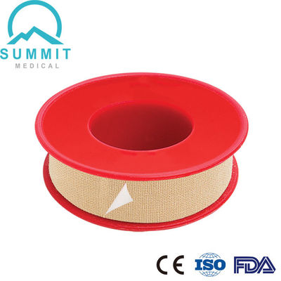Microporo Tan Surgical Tape Plastic Spool de la tela de algodón 50m m