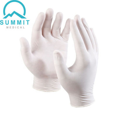 los guantes disponibles médicos del examen de 0.08m m, pulverizan guantes quirúrgicos del látex estéril libre