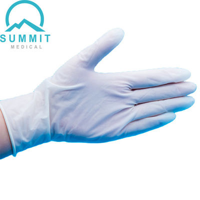 los guantes disponibles médicos del examen de 0.08m m, pulverizan guantes quirúrgicos del látex estéril libre