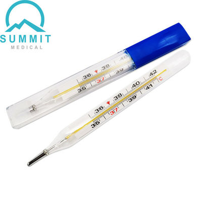 Termómetros de cristal Mercury Thermometers Medium Size clínico del axila oral del hospital