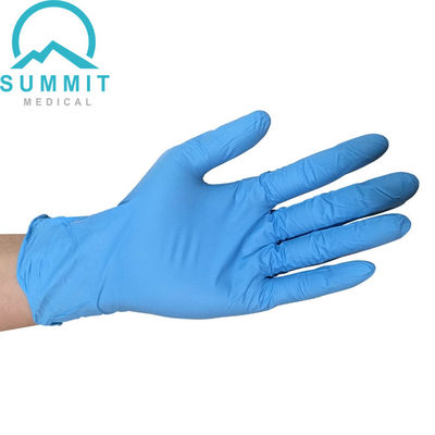 ASTM D6319 texturizó 4 Mil Nitrile Disposable Examination Gloves