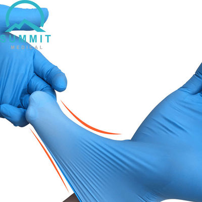 ASTM D6319 texturizó 4 Mil Nitrile Disposable Examination Gloves