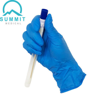 Los guantes grandes libres FDA 510K del examen del nitrilo del polvo disponible médico aprobaron