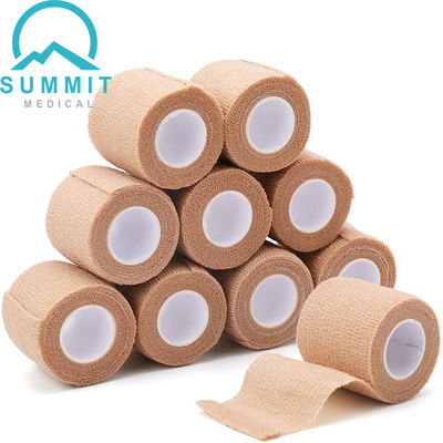 El abrigo 2 del vendaje de Tan Color Nonwoven Self Adherent avanza lentamente X 5 yardas