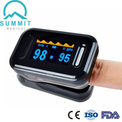 Monitor portátil de la saturación del oxígeno del oxímetro del pulso de la yema del dedo de OLED Oximetry