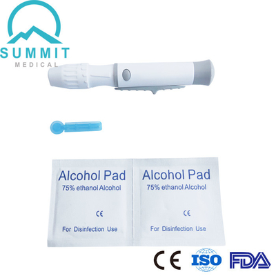 Profundidad de penetración médica de Pen Lancing Device With 6 de la lanceta para el uso diabético