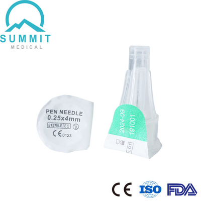 agujas de Pen Needles Disposable Insulin Injection de la insulina 31G 0.25*4m m verdes