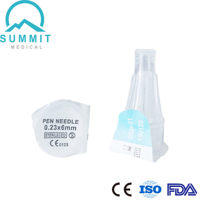 Insulina micro Pen Needles 32G 6m m (1/4&quot;) para las inyecciones en casa de la insulina