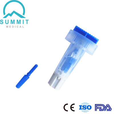 Aguja ajustable de la lanceta 28G de la seguridad de la profundidad con 3 profundidades de 1.2m m 1.4m m 1.8m m