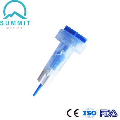 Aguja ajustable de la lanceta 28G de la seguridad de la profundidad con 3 profundidades de 1.2m m 1.4m m 1.8m m