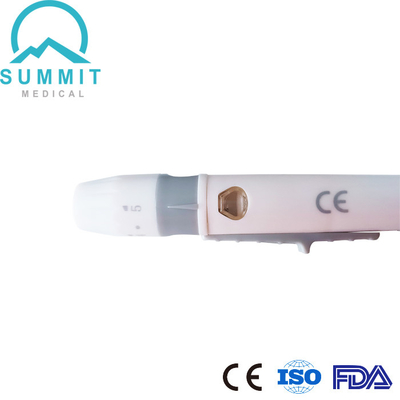 Sangre sin dolor Sugar Adjustable Lancet Pen del dispositivo de la lanceta de Glucometer del diseño