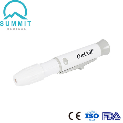 En la lanceta de sangre de la llamada Pen Lancing Device 6 ajustes de la profundidad