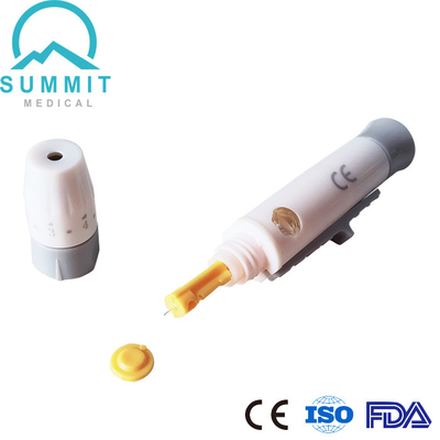 Mini Universal Pen Blood Lancet con 10 profundidades ajustables
