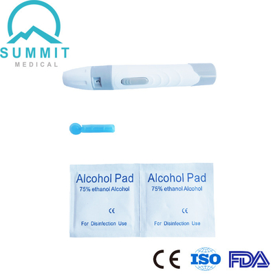 Prueba de la glucosa de Pen Blood Lancet For Blood del top de la torsión de la diabetes