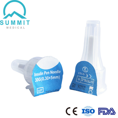 La insulina ultra fina Pen Needles 30G 5m m con Penta biseló agujas