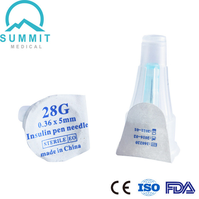 Insulina diabética Pen Needle For Home Injections 5m m (3/16&quot;) X 28G