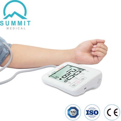 Máquina automática de la presión arterial del brazo superior con el puño ajustable y la carga por USB