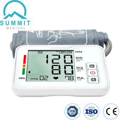 Máquina automática de la presión arterial del brazo superior con el puño ajustable y la carga por USB