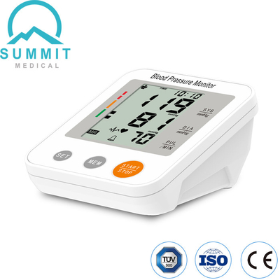 Tipo monitor electrónico del brazo de la presión arterial con el puño 8,8&quot; - 12,6” memorias 198